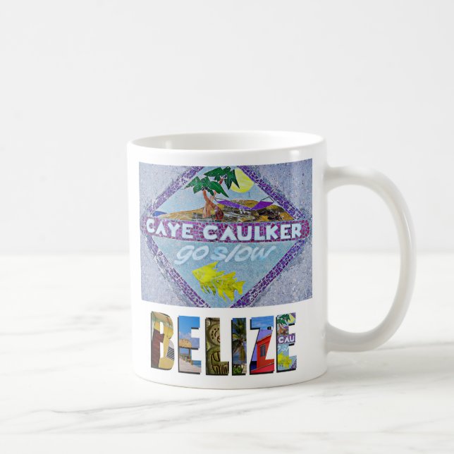 Tropical Belise Caye Caulker Island Photo Coffee Mug (Right)
