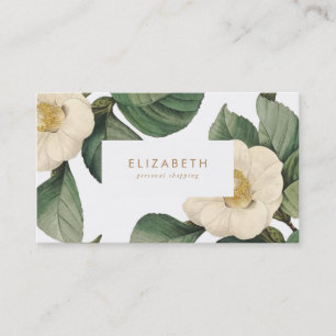Tropical Big Flowers Business Card