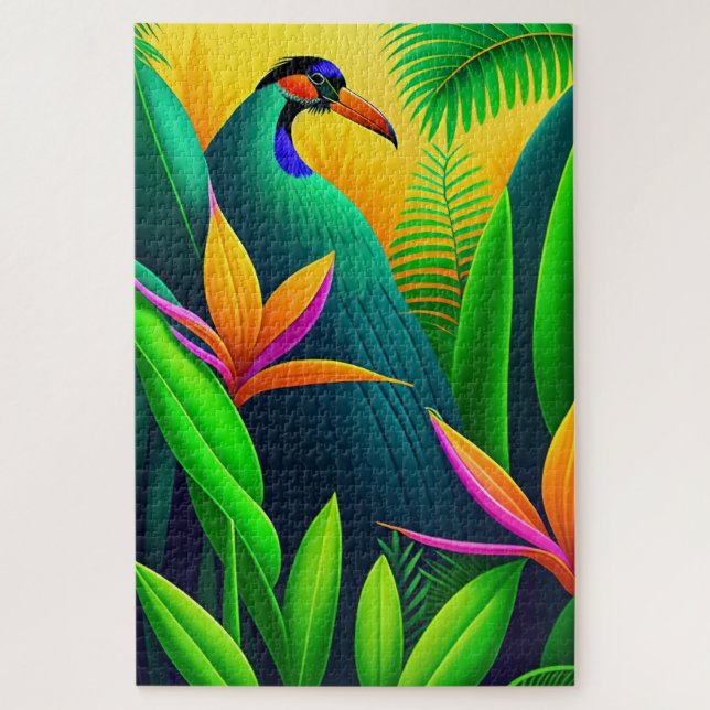 Tropical Bird 1014 piece Jigsaw Puzzle (Vertical)