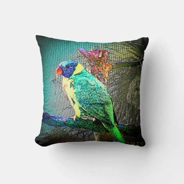 Tropical Bird 1Design Cushion (Front)