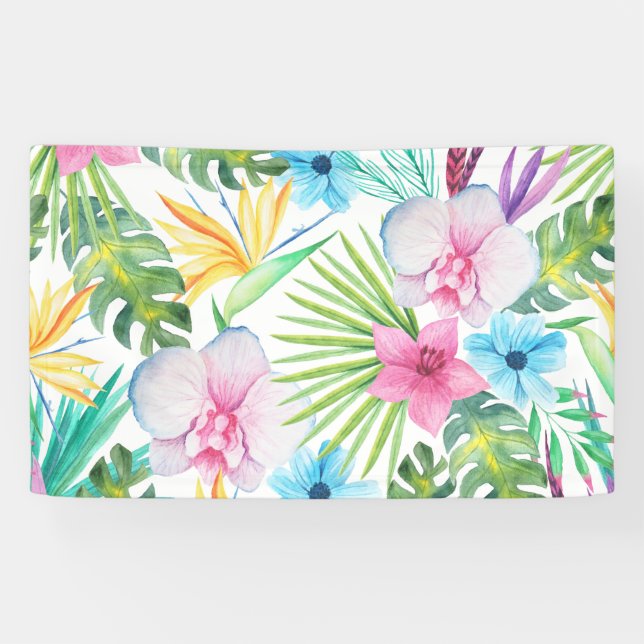 Tropical Bird Art Banner (Horizontal)