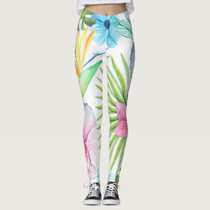 Tropical Bird Art Leggings
