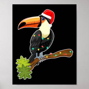 Tropical Bird Hawaiian Summer Toucan Christmas In  Poster