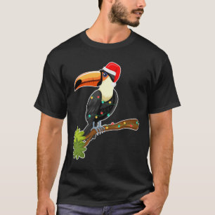 Tropical Bird Hawaiian Summer Toucan Christmas In  T-Shirt
