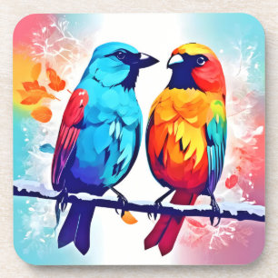 Tropical Bird Lovers Coaster