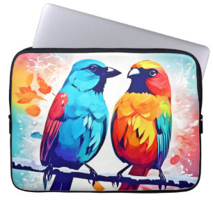 Tropical Bird Lovers Laptop Sleeve
