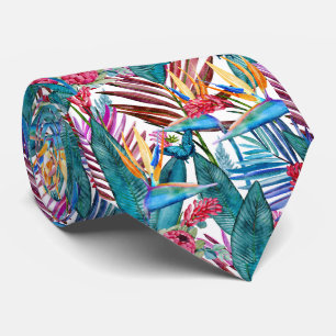 Tropical Bird Of Paradise Tie