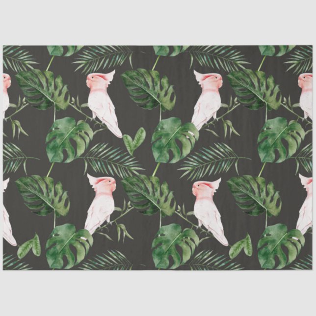 Tropical Bird Series : Major Mitchells Design 6 Tissue Paper (Front)