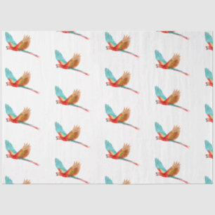 Tropical Bird Series : Scarlet Macaw Design 2 Tissue Paper