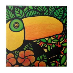 Tropical Bird Toucan Tile