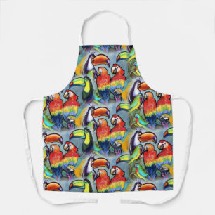 Tropical Birds Apron