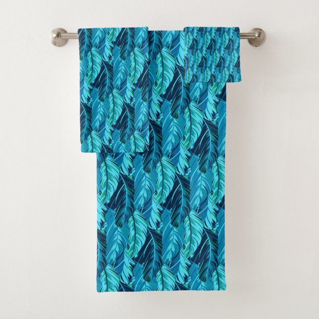 Tropical Birds Bath Towel Set (Insitu)