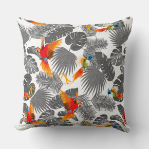 tropical birds cushion
