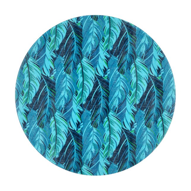 Tropical Birds Cutting Board (Front)