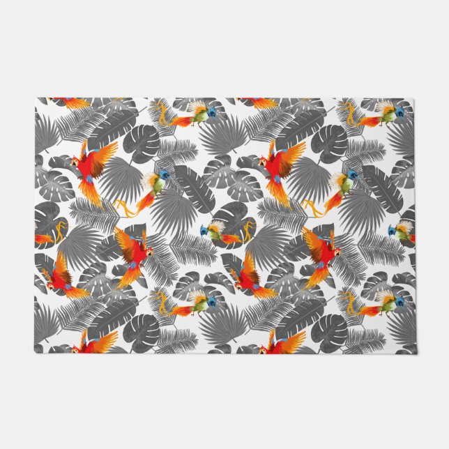 tropical birds doormat (Front)