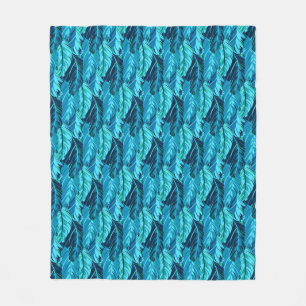 Tropical Birds Fleece Blanket