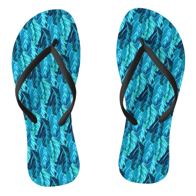 Tropical Birds Flip Flops (Footbed)