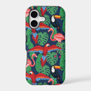 Tropical Birds In Bright Colours
