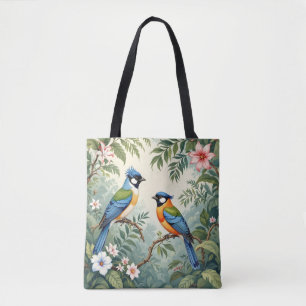 Tropical Birds in the Jungle Tote Bag