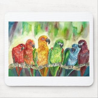Tropical Birds Mouse Mat