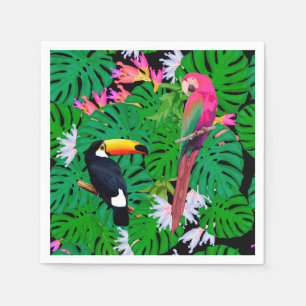 Tropical Birds Napkin