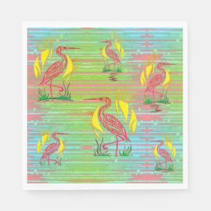 Tropical Birds Paper Napkin