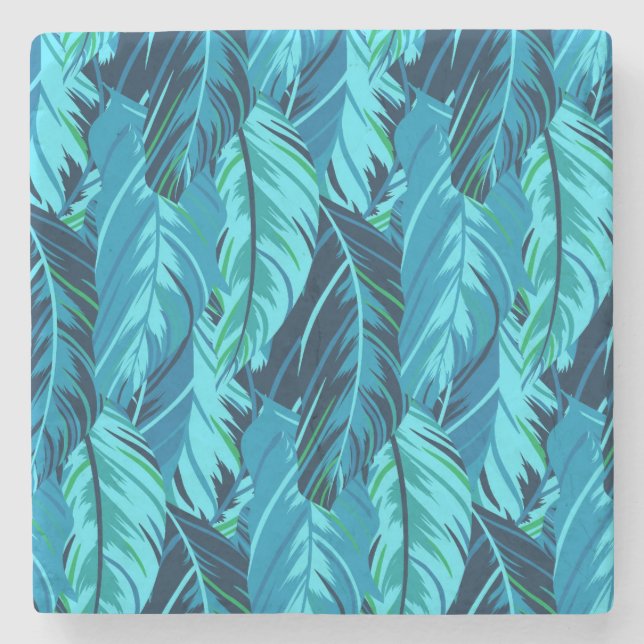 Tropical Birds Stone Coaster (Front)
