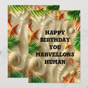 Tropical birthday card