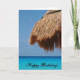 Tropical Birthday Card