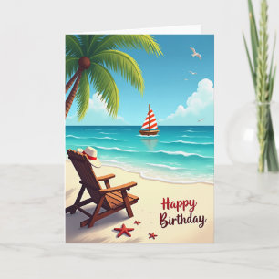 Tropical Birthday Escape Card