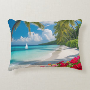 “Tropical Bliss Bloom Pillow