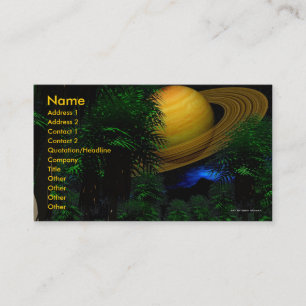 Tropical Bliss Business Card Template
