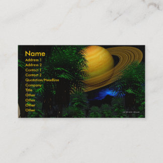 Tropical Bliss Business Card Template