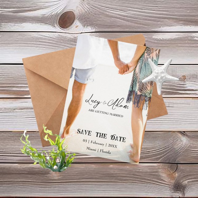 Tropical Bliss Wedding Save the Date (Creator Uploaded)