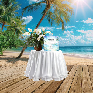 Tropical Bliss Wedding Sign