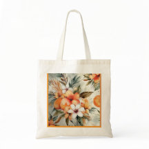“Tropical Bloom & Citrus Dream – Watercolor Patter