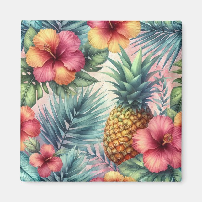 Tropical Bloom Magnet (Front)