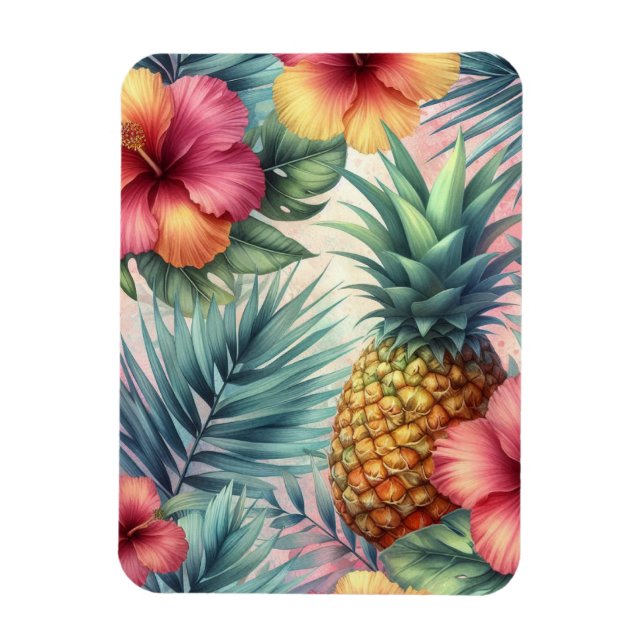 Tropical Bloom Magnet (Vertical)
