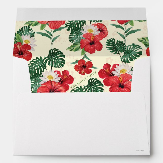 Tropical Blooms of The White Lotus Envelope (Back (Bottom))