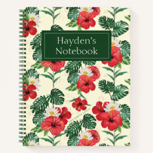 Tropical Blooms of The White Lotus Notebook