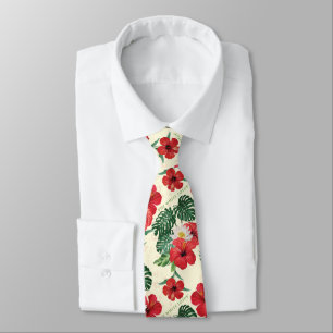 Tropical Blooms of The White Lotus Tie