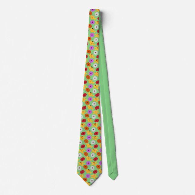 Tropical Blossom Tie (Front)