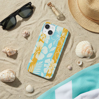 Tropical Blue Hawaiin Beach iPhone 14 Case