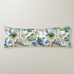 Tropical Blue Mediterranean Body Cushion