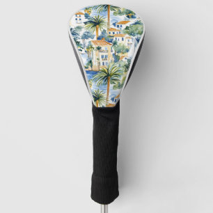 Tropical Blue Mediterranean   Golf Head Cover