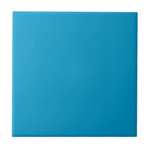 Tropical Blue Solid Colour #0097c8 Tile