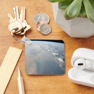 Tropical Blue Waters Of The Persian Gulf. 2 Key Ring