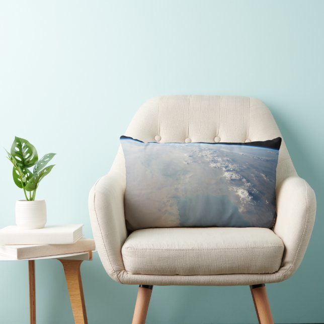Tropical Blue Waters Of The Persian Gulf. 2 Lumbar Cushion (Chair)