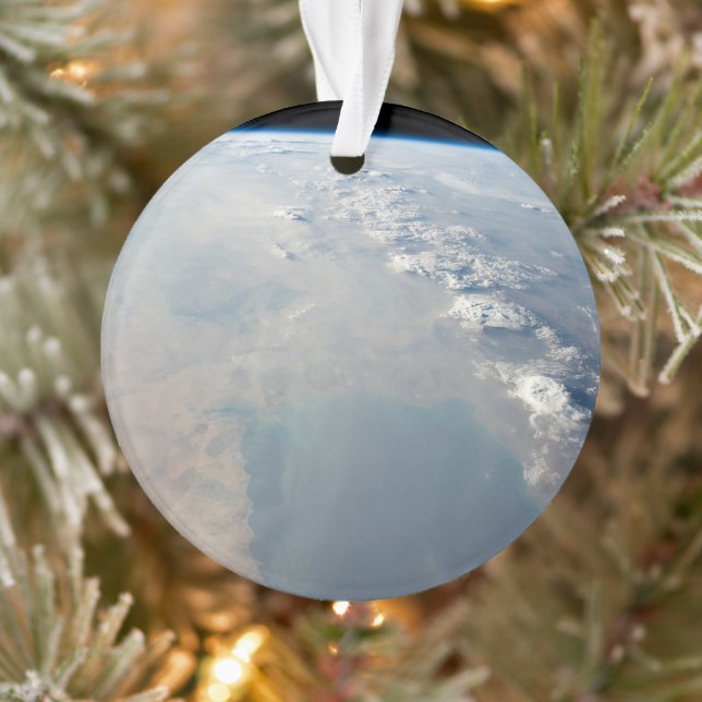 Tropical Blue Waters Of The Persian Gulf. 2 Ornament (Tree)