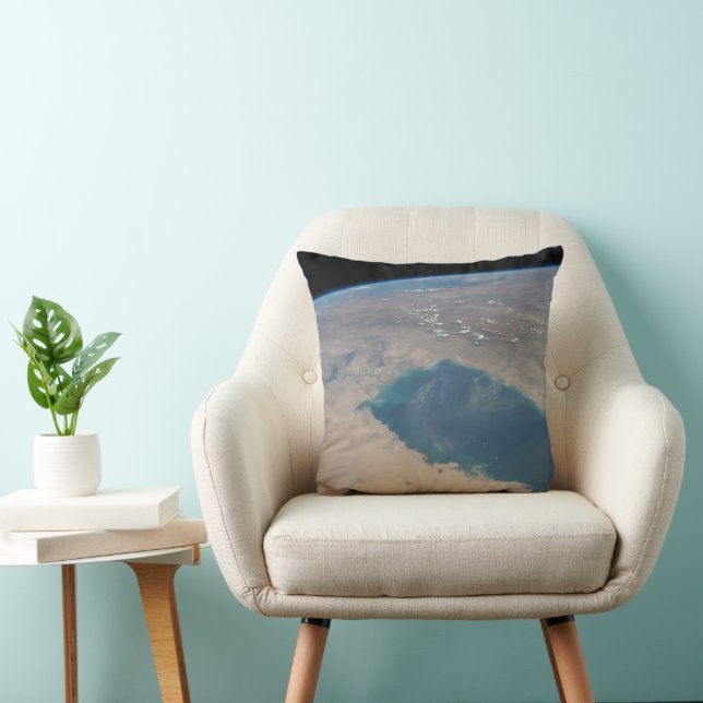 Tropical Blue Waters Of The Persian Gulf. Cushion (Chair)